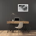 thumbnail image 3 of Mexia, Laura 18x13 White Modern Wood Framed Museum Art Print Titled - Confidential Stairs, 3 of 4
