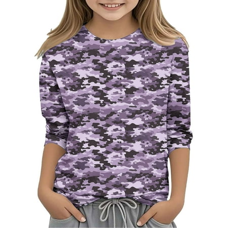 AHTJRT Kids Camouflage Tee Shirts Casual Lightweight Breathable Tee Tops Long Sleeve Crew Neck Shirt for Outdoor Hiking Camping Purple#02 3 Years AHTJRT Kids Camouflage Tee Shirts Casual Lightweight Breathable Tee Tops Long Sleeve Crew Neck Shirt for Outdoor Hiking Camping Purple#02 3 Years