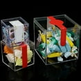 thumbnail image 5 of GLFSIL 4Pcs Small Clear Dust Storage Boxs Jewelry Container Nail Screws Handmade studio, 5 of 8