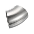 thumbnail image 4 of 1pcs 45 Degree Mandrel Bend Elbow, 3 1/2 Inch OD Steel Exhaust Elbow Exhaust Piping Connector 316 Stainless Steel, 4 of 5