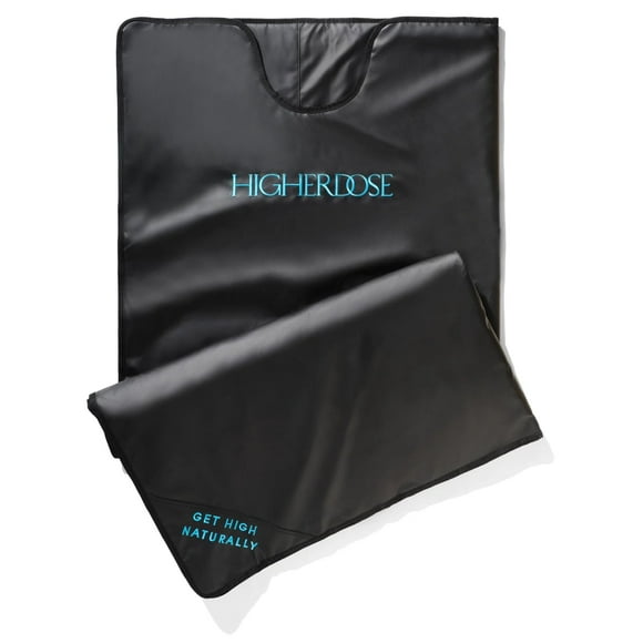 HigherDOSE Infrared Sauna Blanket - Personal Sauna to Relax & Detox Your Body and Mind - Portable Blanket for Home Sauna Therapy - Plush Thermal Blanket - 71 x 71 inches