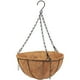 thumbnail image 1 of Macetas colgantes, cesta, macetas colgantes, cadena de alambre redondo, soporte para plantas con revestimiento de fibra de coco, cestas colgantes para riego de jardín, 1 of 5