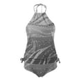 thumbnail image 3 of TAIAOJING Womens Tankini Swimsuit Tummy Control Two Piece Swimsuits High Waisted Bikini High Neck Top Sporty Bathing Suits, 3 of 4
