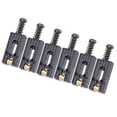 thumbnail image 4 of 6 piezas de silletas para puente de cuerdas de guitarra eléctrica Negro, 4 of 9