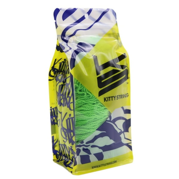 Kitty String First Class 100 Pack Yo-Yo String - XL YoYo String (Lime Green)