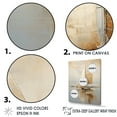 thumbnail image 3 of Designart "Golden Morning Mist Sailing Enchantment" Boat Sailing Picture Framed Wall Art Living Room, 3 of 5