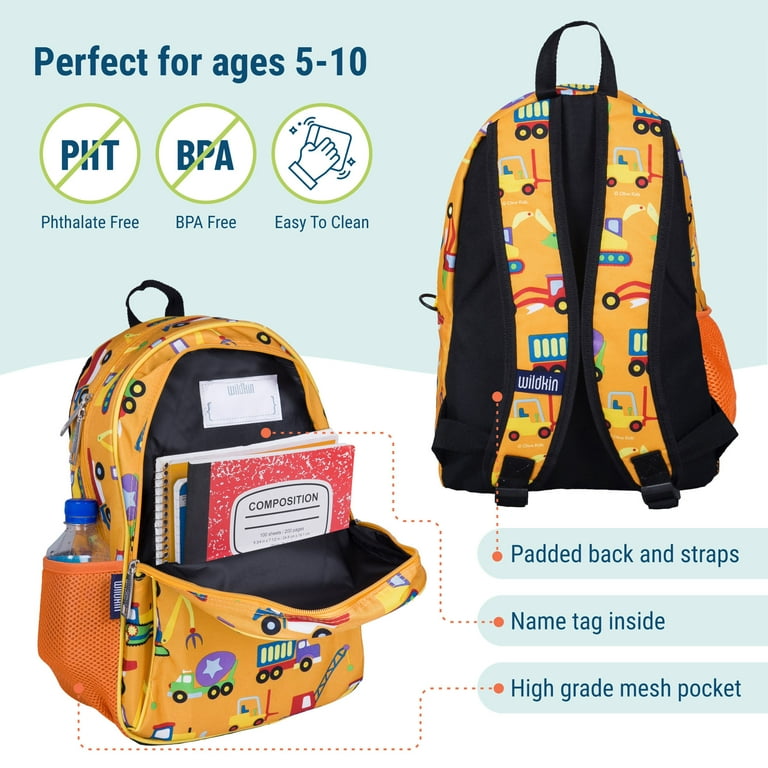 Backpack For School Wildkin 15-inch Kids Backpack - Durable School & Travel  Backpack With Fun Patterns Wildkin 15 Inch School Backpack