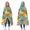 Colorful Cartoon Dinosaurs-3, variant on Wearable Blanket,Colorful Cartoon Dinosaurs Fossils Pattern Hooded Wearable Flannel Blanket for Adults & Teens,Winter Poncho Shawl Wrap Cape Cozy Anti-Pill,50"x60"
