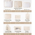 thumbnail image 2 of Joyway Ensemble de Bagages 13 Pcs, Valise Rigide Légère avec Serrure TSA et Roulettes Multidirectionnelles, 2 of 7