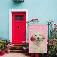 thumbnail image 6 of Sweet Dog Garden Flag Jack Russell Terrier With Sunglasses and Red Rose Floral Anniversary Valentine''s Day Decor Home Banner for Outside Yard 12.5X18 Inch Both Sides, 6 of 6