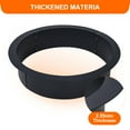 thumbnail image 3 of Litake 30 inch Inner Fire Pit Ring, Outdoor 2.5MM Steel Firepit Ring 36 inch Outer Large Bonfire Fire Pit Insert Round, In-Ground Fire Pit, Outside Wood Burning DIY for Camping Garden Patio (30" Liner, 3 of 7