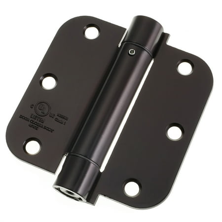 

Cauldham (2 Pack) Heavy-Duty 3-1/2 Self-closing Spring Door Hinge with 5/8 Radius Corners UL Listed - Oil Rubbed Bronze