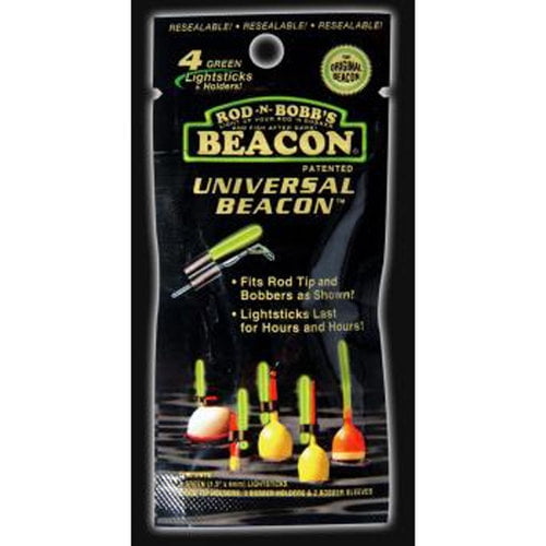 Rod-N-Bobb Universal Beacon 4 Pack - Green Light Stick