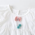 thumbnail image 3 of Baby Girl Cotton Romper Dress with Matching Sun Hat, 3 of 10