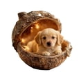 thumbnail image 1 of Árbol de Navidad Decoración 10cm Bosque Animales Colgante Regalo de Vacaciones Regalos Del Amante de la Naturaleza, 1 of 6
