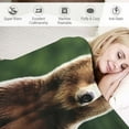 thumbnail image 3 of Nawypu  Soft Cozy Throw Blanket for Couch, Brown Bears, 3 of 6