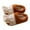 AB57 Brown, variant on Tisuna Girls Boys Slippers Child Rabbit Print Soft Sole Easy On Shoes Cute Comfortable Autumn Winter Kids Plush Slippers Brown Size 6-7 Years