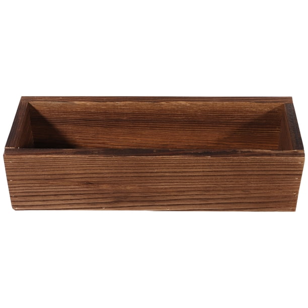 Maceta de madera para jardín, maceta de madera para plantas, maceta para patio, maceta para plantas de jardín