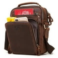 thumbnail image 2 of Men's Leather Single-shoulder Crazy Horse Leather Crossbody Bag, 2 of 2