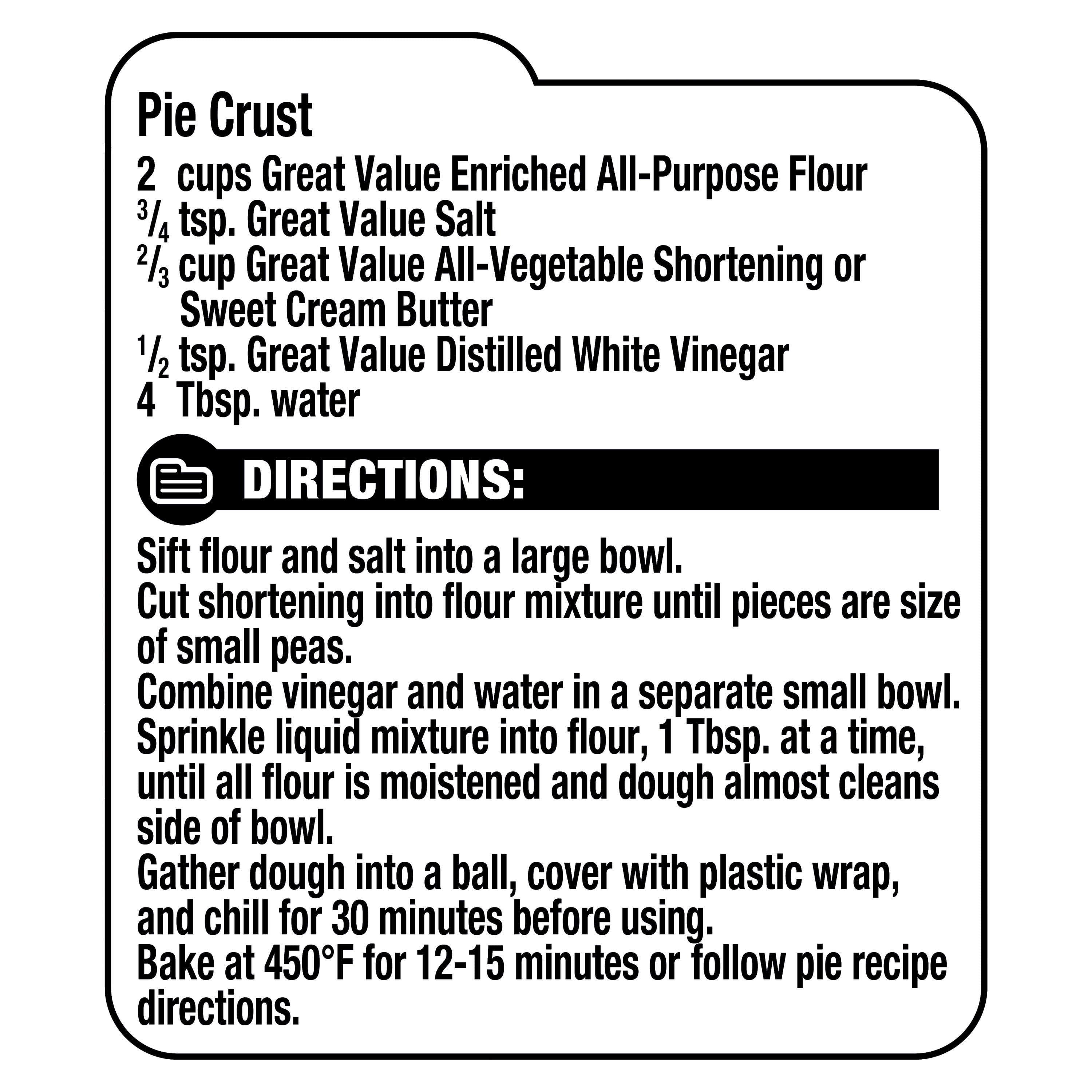 Great Value All-Purpose Unbleached Wheat Flour, 5 lb Bag
