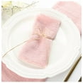 thumbnail image 3 of Nmkwnr 4 Pack Handmade Cloth Napkins Cotton Napkins Washable Cloth Napkin for Dinner, Wedding and Parties, 16"x16", 3 of 7
