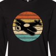 thumbnail image 4 of Inktastic Vintage Airplane Retro Sunset Long Sleeve T-Shirt, 4 of 5