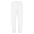 thumbnail image 6 of Aocisk Girls Sweatpants Medium Large Children Solid Color Drawstring Casual Relaxed Girls Trousers White 7-8 Years, 6 of 6