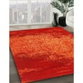 thumbnail image 2 of Ahgly Company Indoor Rectangle Contemporary Orange Red Abstract Area Rugs, 9' x 12', 2 of 6