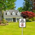 thumbnail image 4 of Rustic Look Style No Dogs Sign for Yard With Stake No Pets Allowed Sign 7X8.8Inch Rustproof Metal Yard Sign & Stake Kit Decorations Home Outdoor Lawn Decor, 4 of 4