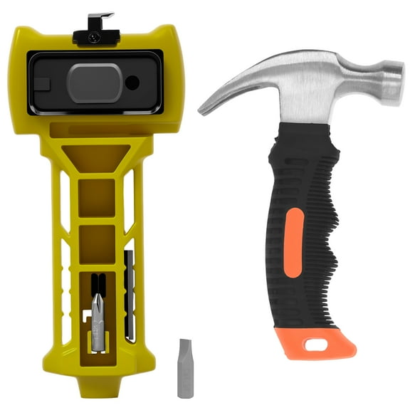 lkoopy Door Latch Mortise Tool with Hammer Reversible Door Latch Installation Tool for 1-3/8 Inch or 1-3/4 Inch Thick