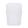 thumbnail image 5 of JIUKE Womens Ribbed Knit Tank Tops Summer Sleeveless Square Neck Shirts Slim Fitted Knit Casual Basic Tanks, 5 of 5