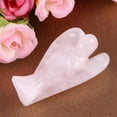 thumbnail image 4 of Cuarzo Rosa, decoración de Piedras Preciosas de Piedra de Cuarzo Rosa en Forma de ángel para una decoración Agradable Amonsee NO, 4 of 6