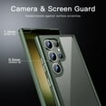 thumbnail image 5 of JETech Case for Samsung Galaxy S23 Ultra 5G 6.8-Inch, Non-Yellowing Shockproof Bumper Protective Phone Cover, Anti-Scratch Hard PC Back (Green), 5 of 6