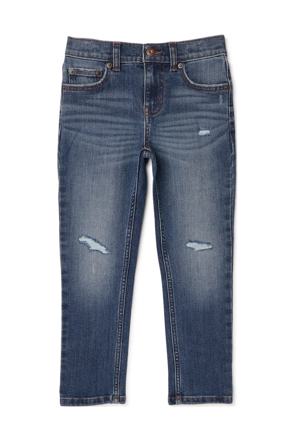 Boys Rip & Repair Slim Fit Denim Jeans, Sizes 4-18 & Husky