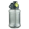 thumbnail image 2 of Washranp 28.74oz Water Bottle with Straw and Measure,Large Capacity Transparent Leakproof One-key Open Sport Travel Drinking Bottle, 2 of 6