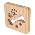 thumbnail image 3 of LED Night Light, Carved Hollow Cute 3D Night Lamp Bone Paw Print Pattern  for Office for Bedroom, 3 of 8