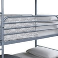 thumbnail image 4 of Furniture of America Jasper Metal Triple Bunk Bed, Twin/Twin/Twin, Silver, 4 of 9
