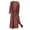 Coffee, variant on Clearance Sales Plus Size Coat Ladies' Solid Linen Ice Cotton And Linen Knit Cardigan Midi