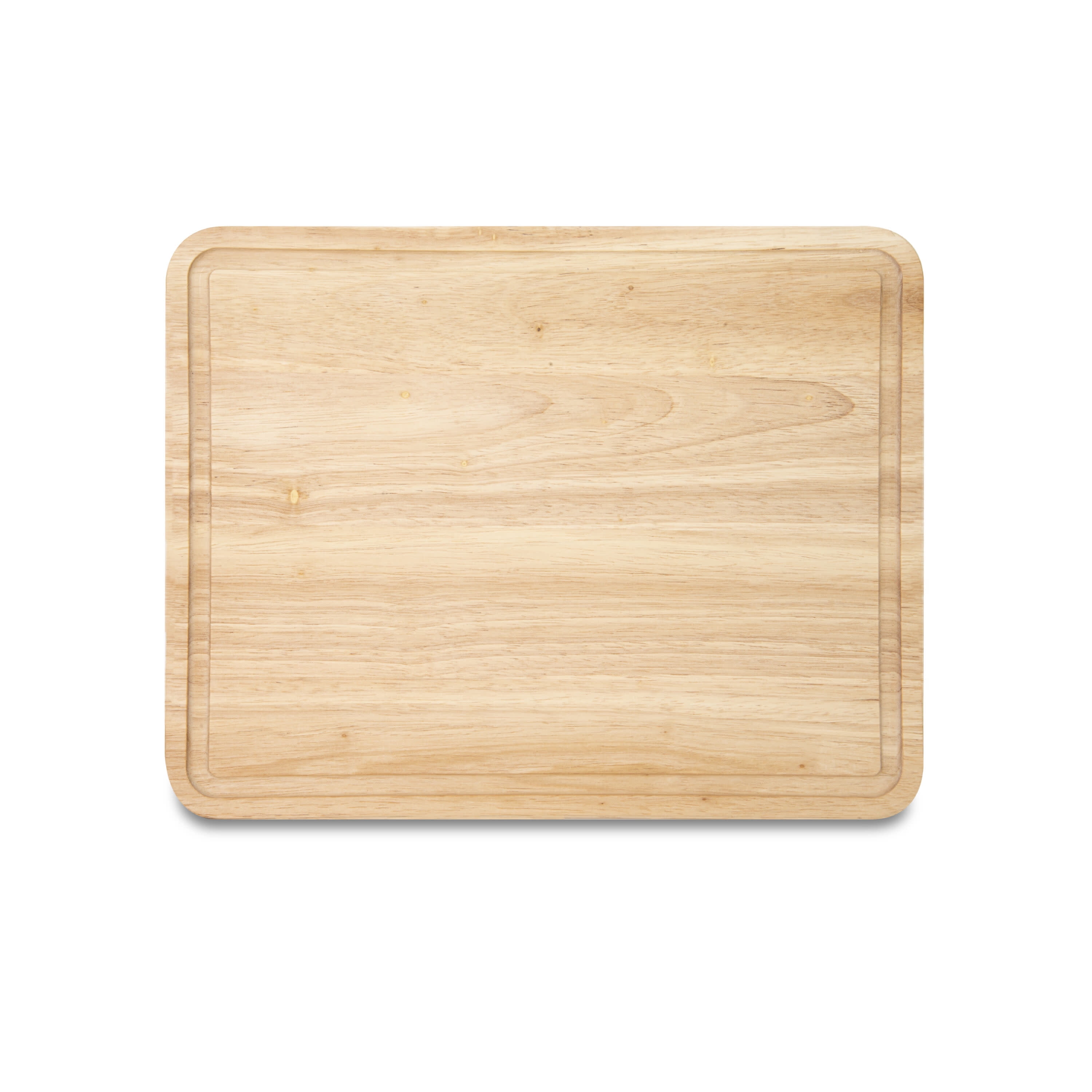 Kitchenaid Classic Rubberwood Cutting Board with Trench, 11x14inch