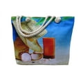 thumbnail image 2 of 2 Pack Women's Colorful Canvas Tote Beach Bag With Double Rope Handle - Random 2 Pack, 2 of 11