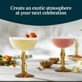 thumbnail image 2 of Libbey Tiki Coupe Cocktail Glasses, Vintage Style, Polynesian Inspired Coupe Martini Glasses Set of 4, Tropical Bar Glassware Set for Cocktail Party, 2 of 6