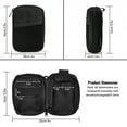 thumbnail image 3 of Viperade VE26 EDC Organizer Pouch, Small Utility Pocket Pouch for Multitools, Black, 3 of 8