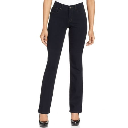 

Style & Co Women s Tummy Control Mid Rise Bootcut Jeans Blue Size 16X3