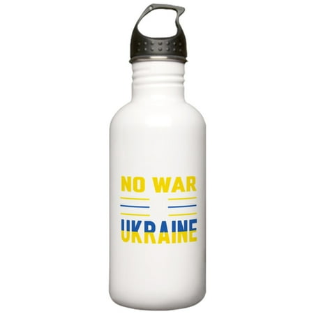 

CafePress - No War In Ukrain - Stainless Steel Water Bottle Sports Bottle 1.0L