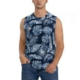 thumbnail image 2 of Picia Tropical Leaves mens Cotton Tank Undershirts , Moisture-wicking Ribbed Tanks, Lightweight Cotton Tank Undershirts-Medium, 2 of 8