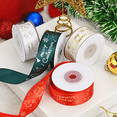 thumbnail image 5 of 3 Rollos Satinado  Labg  Decoracion Listón,listón De Navidad 2cm Verde, Blanco y Rojo, 5 of 5