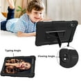 thumbnail image 6 of SOATUTO For Orbic Tab 8 inch Heavy Duty Case with Shoulder Strap Kickstand Soft Silicone Hard Back Hybrid Armor Protective Cover for 8" Orbic Tab 8 5G Verizon / Orbic Tab 8 5G UW 8 inch - Black+Black, 6 of 6