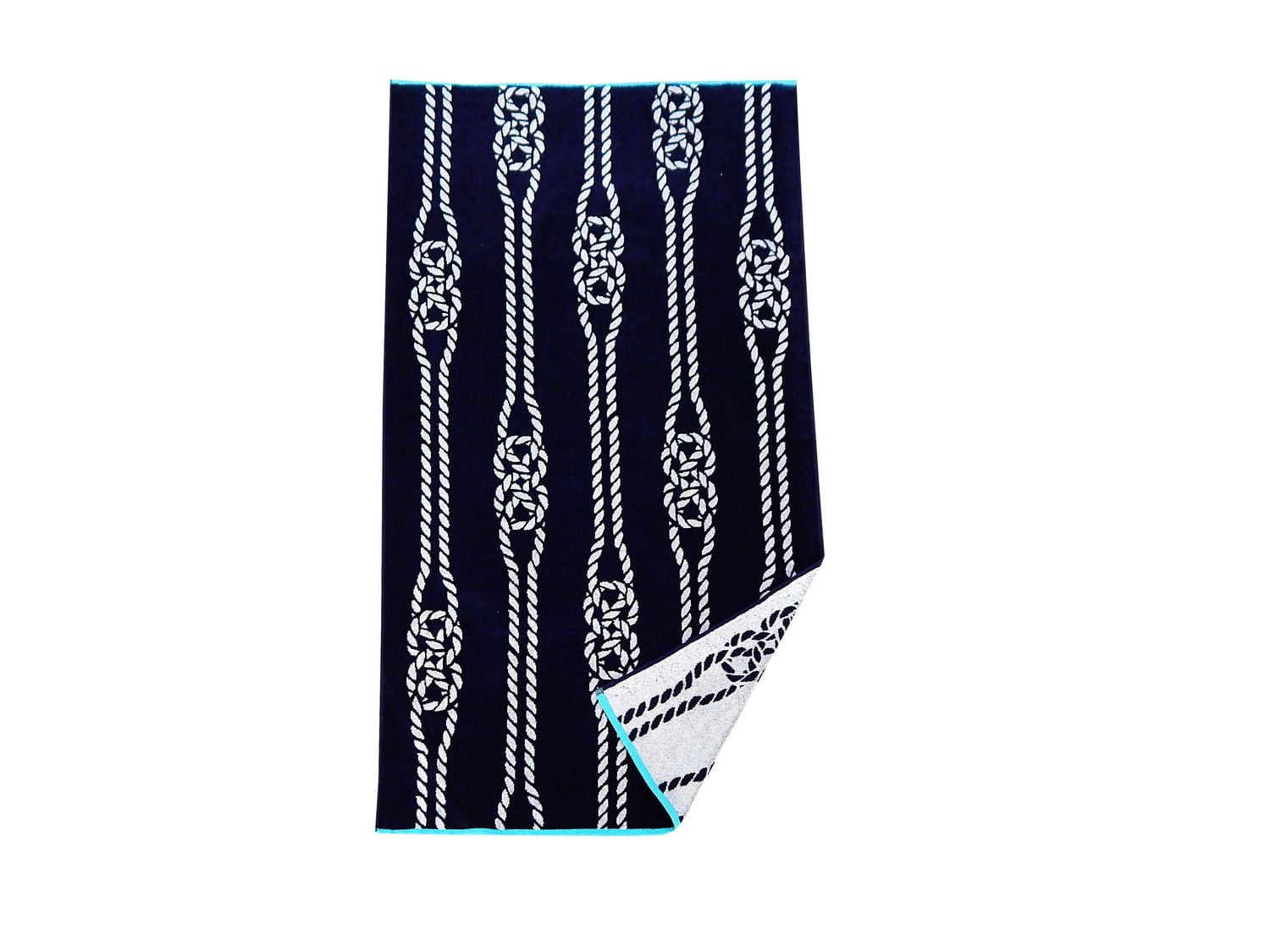 MAINSTAYS Yarn Dyed Jacquard Beach Towel