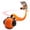 Orange, variant on Interactive Cat Toy for Indoor Cats, Speedy Ball with Tail, Automatic Moving Cat Balls for Bored Indoor Adult Cats, 3 Speeds Adjustment,360°Automatic Rolling Ball Toy (Orange)