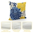 thumbnail image 4 of COMIO  Decorative Throw Pillow Covers Blue Yellow Pillow Covers Couch Pillow Covers for Sofa Living Room Outdoor Throw Pillow Cover Floral Flower Farmhouse Pillowcase, 4 of 5